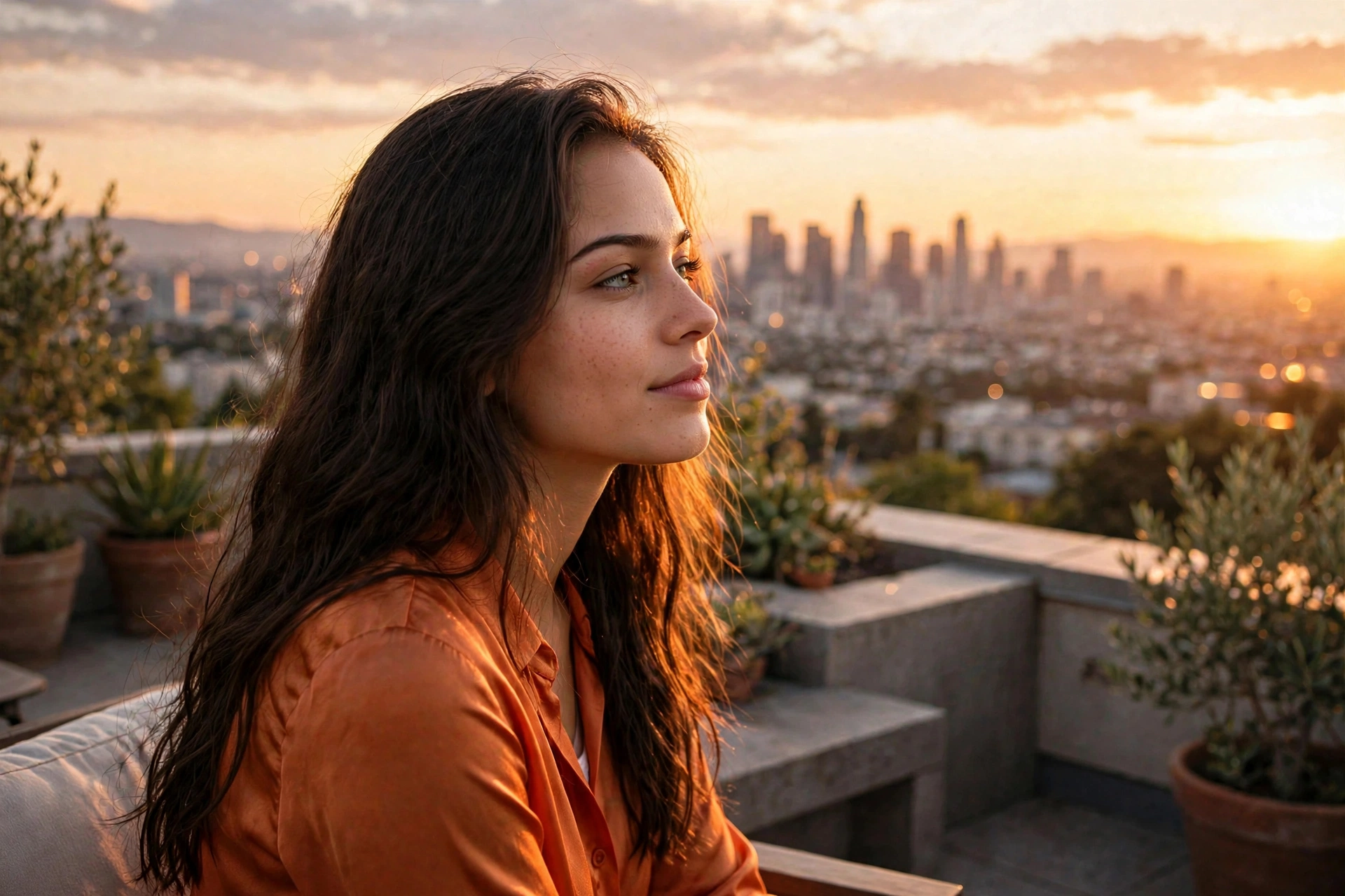 Solÿn au coucher du soleil